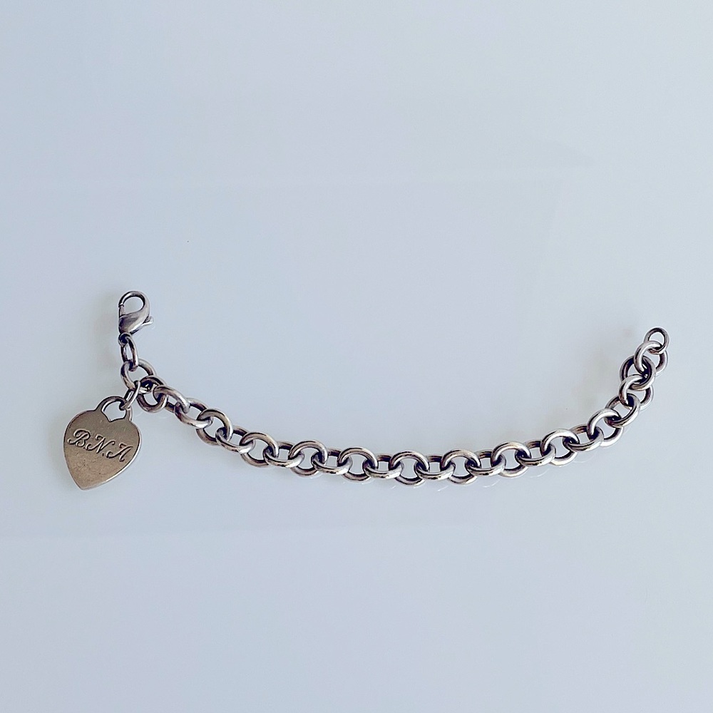 Tiffany Heart Tag Charm Bracelet
